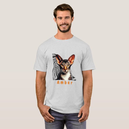 Oosters Korthaar T-shirt (Voorkant volledig)