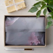 Oosters Misty Geisha en Cherry Blossoms Portret Tissuepapier (Geschenk)