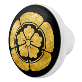 Oosters namaak goud Oda Japan Mon Viintage Art Keramische Knop