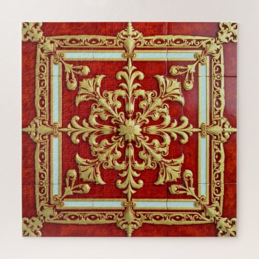 oosters ornament legpuzzel (Horizontaal)