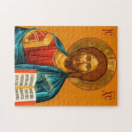 Oosters-orthodox Christelijk icoon Jesus Christ Legpuzzel (Horizontaal)