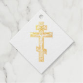 Oosters-orthodox icoon kruis bedankjes labels (Voorkant)