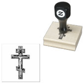 Oosters-orthodox icoon kruis rubberstempel (Gestempeld)