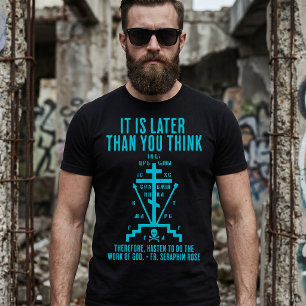 Oosters-orthodox Kruis van Fr. Seraphim Rose Gesch T-shirt