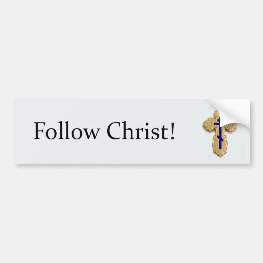 Oosters-orthodoxe bumpersticker (Voorkant)