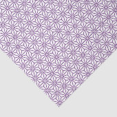 Oosters Paarse Ayame Asanoha Japans Oosters Tissuepapier (Detail)