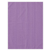 Oosters Paarse Witte Ayame Japan Bishamon Patroon Tafelkleed (Voorkant)