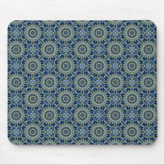 Oosters patroon blauw muismat
