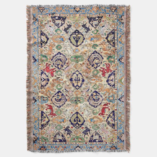 Oosters Perzisch Antiek Tapestry Print Deken (Voorkant Verticaal)