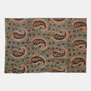 Oosters Perzisch Paisley Tapijt Theedoek
