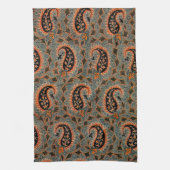 Oosters Perzisch Paisley Tapijt Theedoek (Verticaal)
