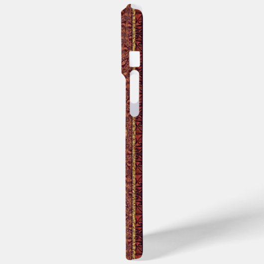 Oosters Perzisch rood goud Case-Mate iPhone Case (Achterkant / Links)