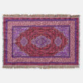 Oosters Perzisch Roze Deken (Voorkant)