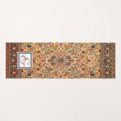 Oosters Perzisch Tapijt Monogram - Gepersonaliseer Yogamat (Voorkant (horizontaal))