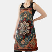 Oosters Perzisch tapijt sneeuwvlok Schort (Insitu)