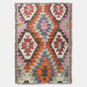Oosters Perzisch Turks Kilim Tapijt Deken (Voorkant Verticaal)