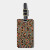 Oosters Perzisch, Turks Paisley Patroon Bagagelabel (Voorkant verticaal)