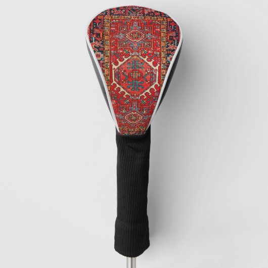 Oosters Perzisch, Turks Patroon, Rood Golfheadcover (Voorkant)