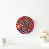 Oosters Perzisch, Turks Patroon, Tapijt Ronde Klok (Huis)