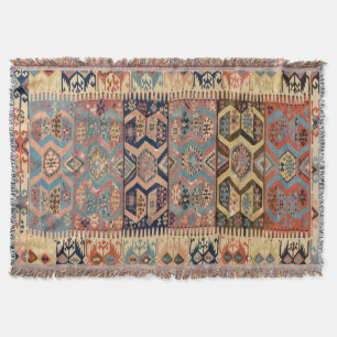 Oosters Perzisch Turks Tapijt Antiek Kilim Deken