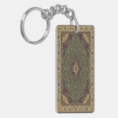 Oosters Perzisch Turks Tapijt Sleutelhanger (Voorkant Links)