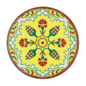 Oosters Rood Geel Groen Ottomaanse Turkse Tulp Snijplank (Voorkant)