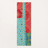 OOSTERS rood turquoise patroon - Yoga Mat (Voorkant)