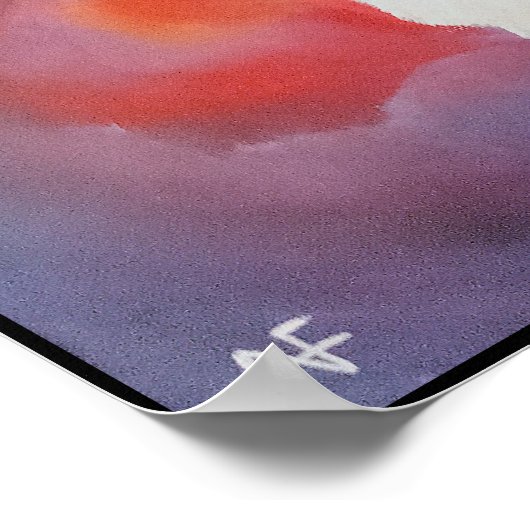 Oosters schepsel schilderij van Alfred Fox Poster (Hoek)