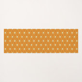 Oosters Sinaasappel Beige Driehoek Spiralen Egypti Yogamat (Achterkant (horizontaal))