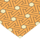 Oosters Sinaasappel beige driehoek zeshoek Egyptis Korte Tafelloper (Hoek)