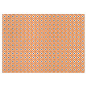 Oosters Sinaasappel Wit Rood Katazome bloemenpatro Tafelkleed (Voorkant (Horizontaal))