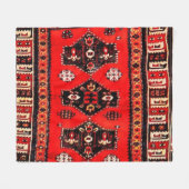 Oosters stampatroon fleece deken (Voorkant (Horizontaal))