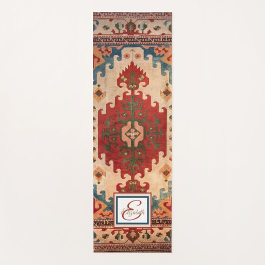 Oosters Tapijt Kleed Yogamat (Voorkant)