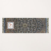 Oosters Tapijt Monogram- Gepersonaliseerd Yogamat (Voorkant (horizontaal))