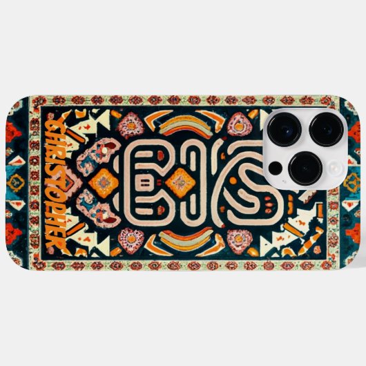 Oosters tapijt perzisch tapijt Case-Mate iPhone case (Achterkant (horizontaal))