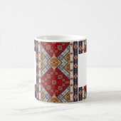 Oosters Turks Patroon Rode Mok met Tulpen (Center)