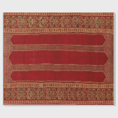 Oosters Turks Pers Tapijt Rood Cadeaupapier (Vlak)