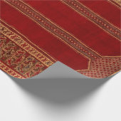 Oosters Turks Pers Tapijt Rood Cadeaupapier (Hoek)