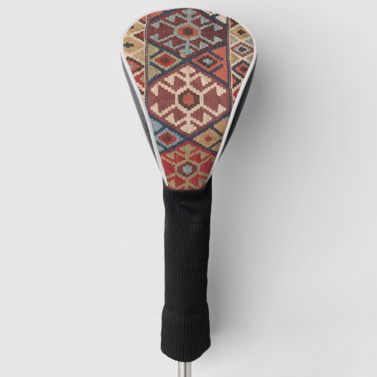 Oosters Turkse Tapijt Golfheadcover (Voorkant)
