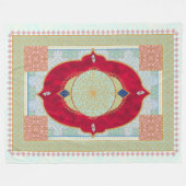 Oosters vloerkleed - fleece deken (Voorkant (Horizontaal))