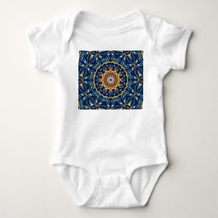 Oosters Waterverf Bloemen Mandala Tapijt Romper