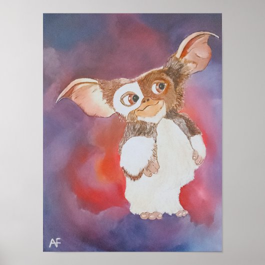 Oosters wezen schilderij van Alfred Fox Poster (Voorkant)