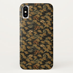 Oosters Zeedraakpatroon iPhone X Hoesje