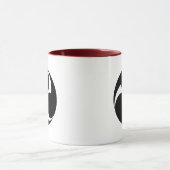 Oosters Zwart Wit Kobayakawa Japan Mon Art Mok (Midden)