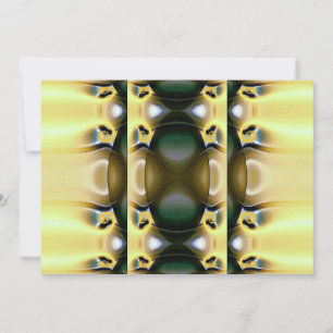 Oosterse Abstracte kunstuitnodigingen Kaart