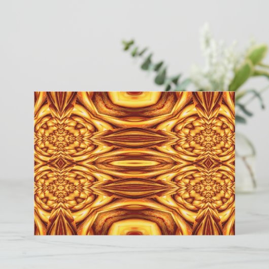 Oosterse Abstracte uitnodigingen (Staand voorkant)