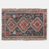 oosterse Antiek Perzische Karbistaanse tapijt Deken (Voorkant)