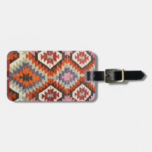 oosterse Antiek Perzische Kilim Carpet Bagagelabel