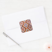 oosterse Antiek Perzische Kilim Carpet Vierkante Sticker (Envelop)