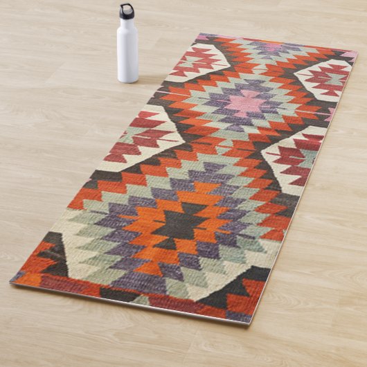 oosterse Antiek Perzische Kilim Carpet Yogamat (In situ)